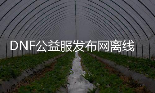 DNF公益服发布网离线泡点的具体方法,如何在DNF公益服发布网中离线泡点