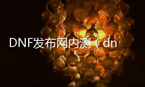 DNF发布网内测（dnf内测版）