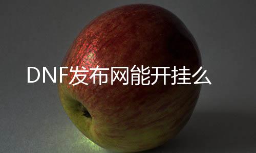 DNF发布网能开挂么